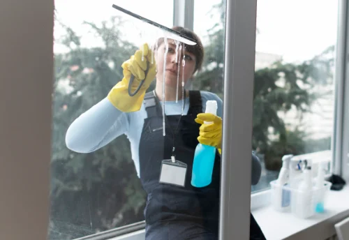 Nettoyage de vitres intérieures et extérieures au Verdier
